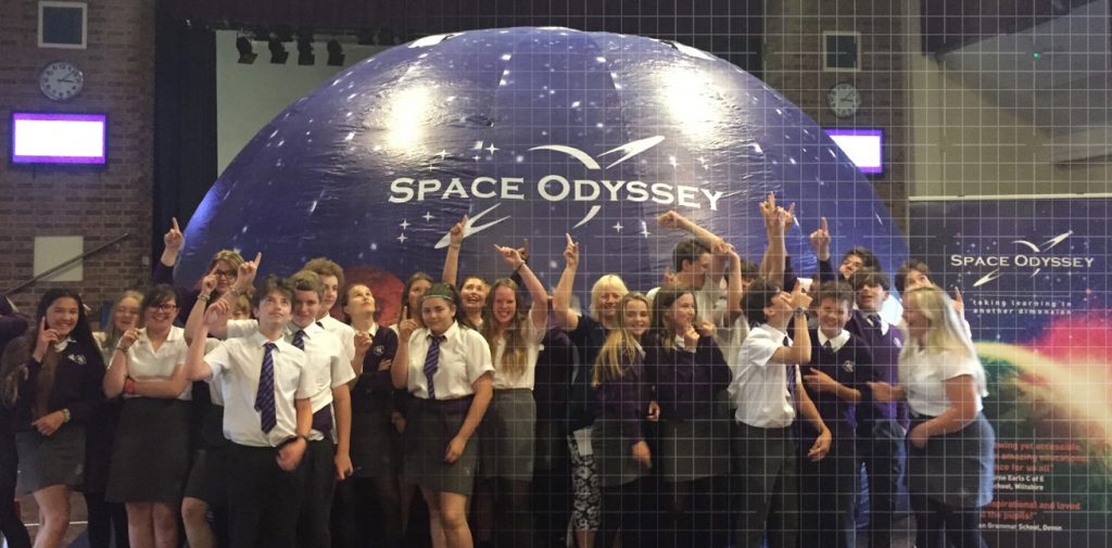 The Space Odyssey dome experience is a great way of reinforcing lesson plans for a wide age range of school children.