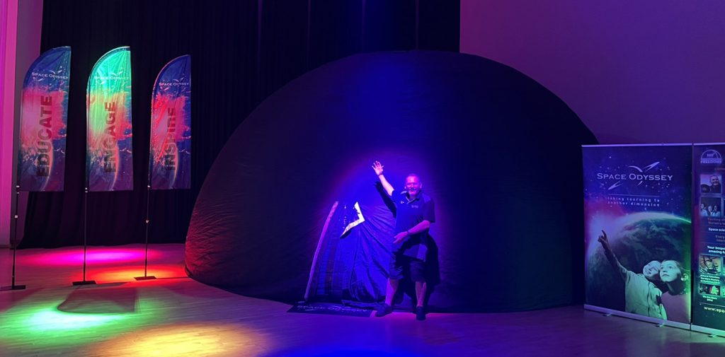 Simon Ould and his space dome