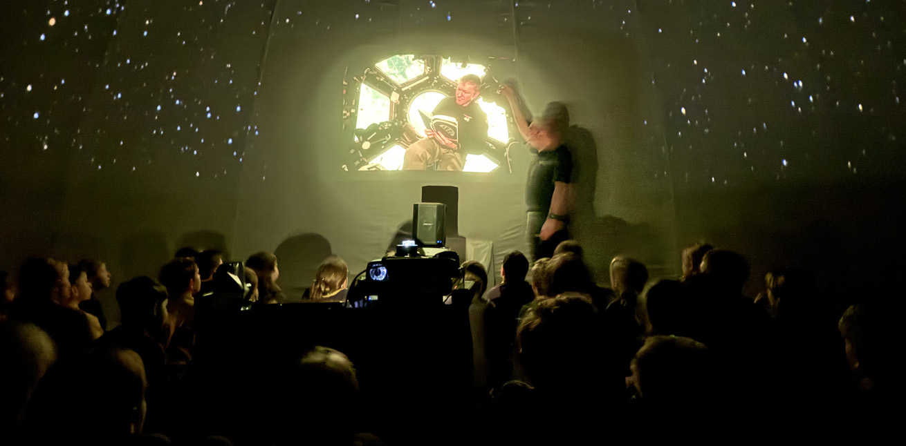 SO inside the dome